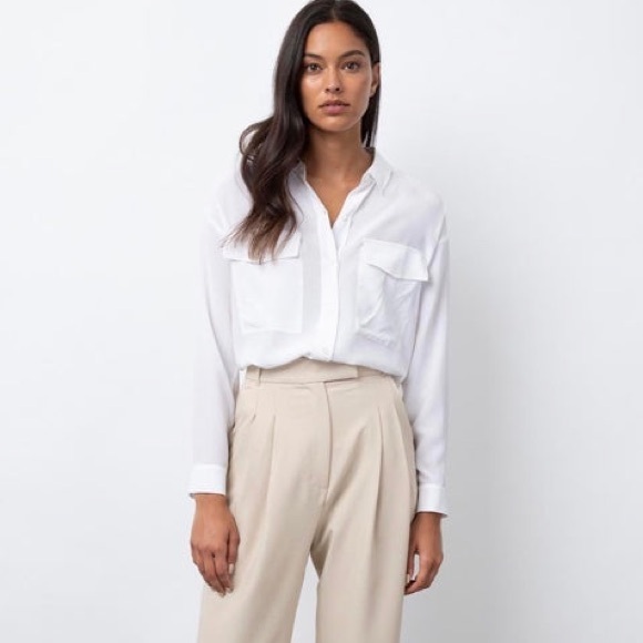 Rails Tops - RAILS CORI SILK BUTTON DOWN BLOUSE